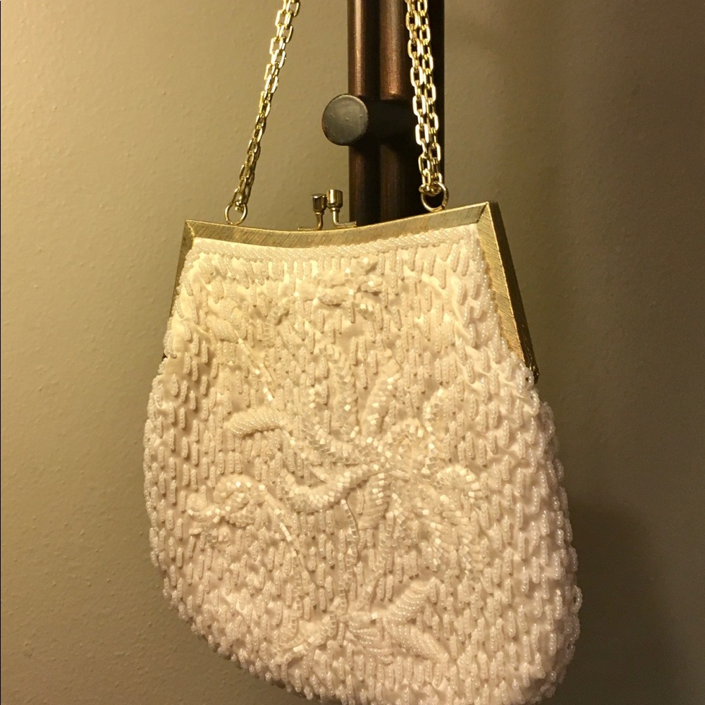 Like New Mister Ernest Beaded Handbag
